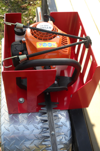 Combination Rack for Blowers, Hedge Trimmers and Chainsaws